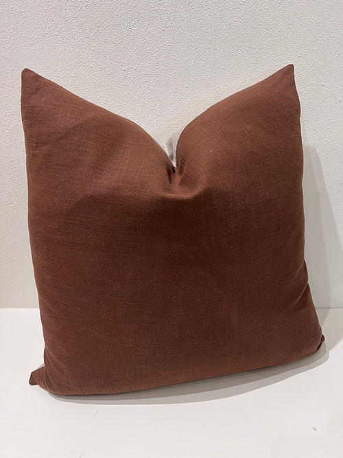 Merlot Linen Pillow