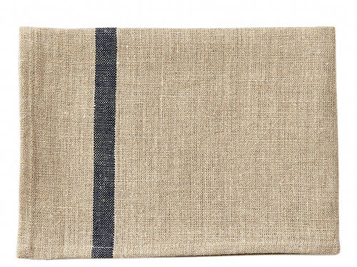 Linen Lined Kitchen Cloth - Navy