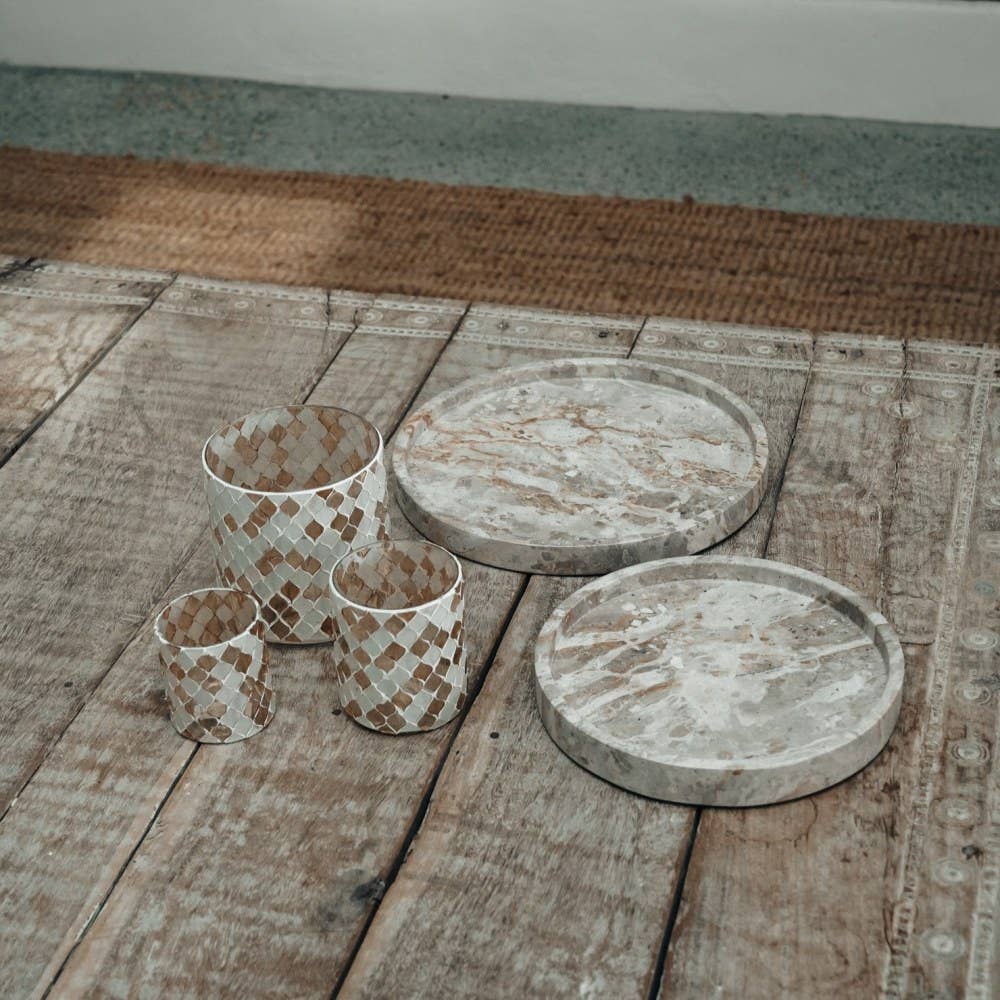 Amélie L marble tray