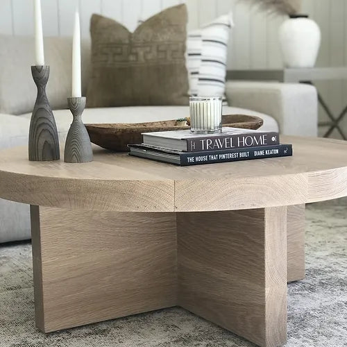 Oliver X-Base Round Coffee Table