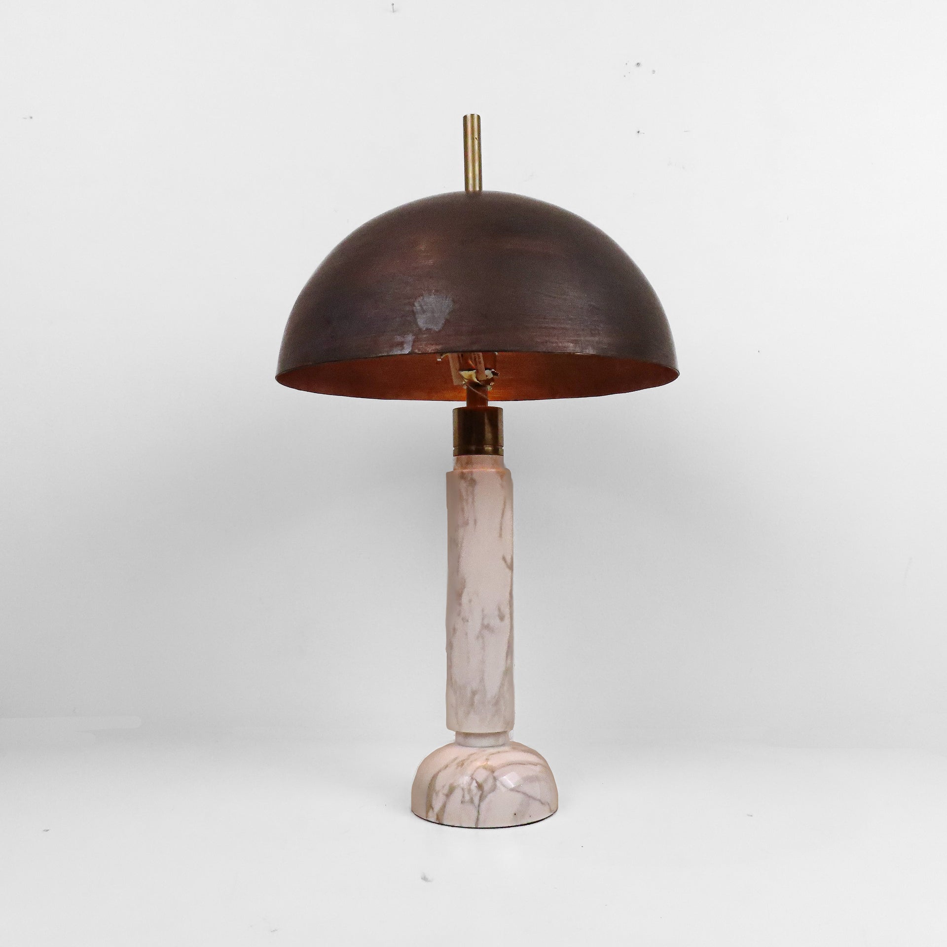 Brass and Marble Lamp