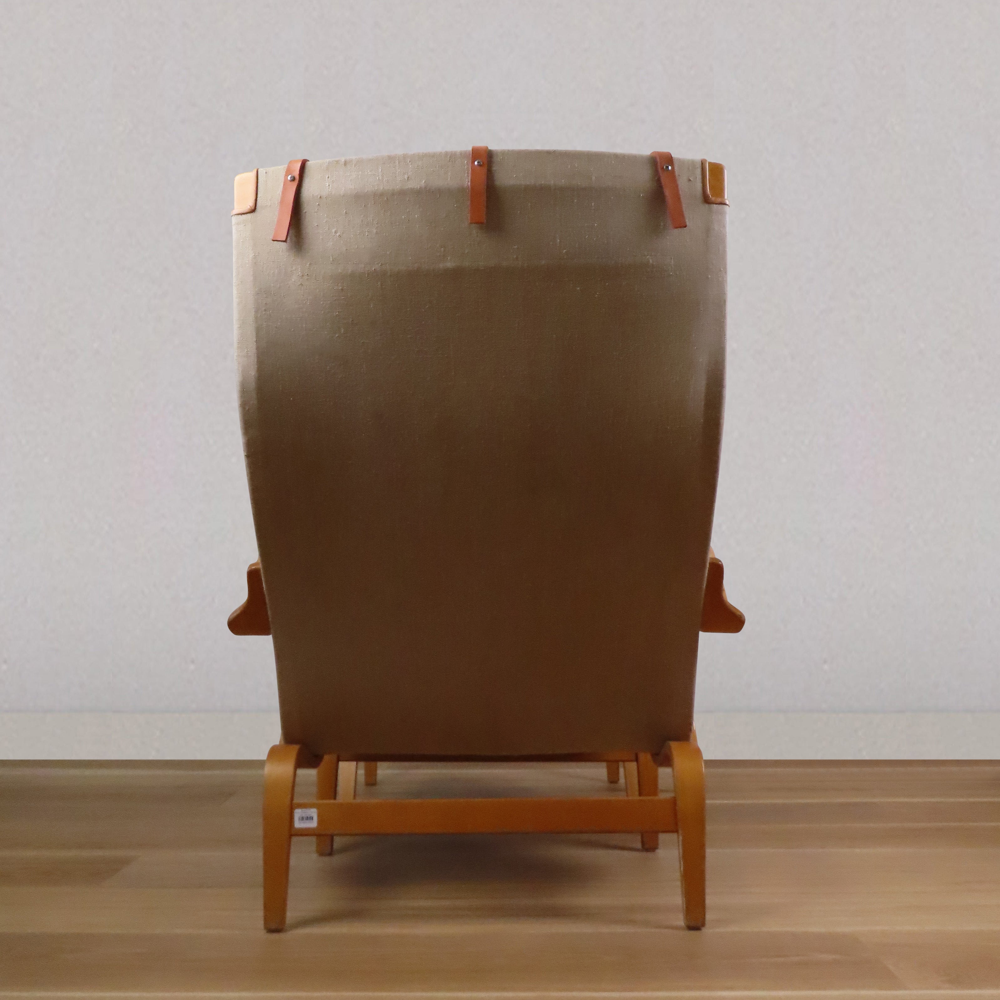 Bruno Mattisson Shearling Lounge Chair and Ottoman