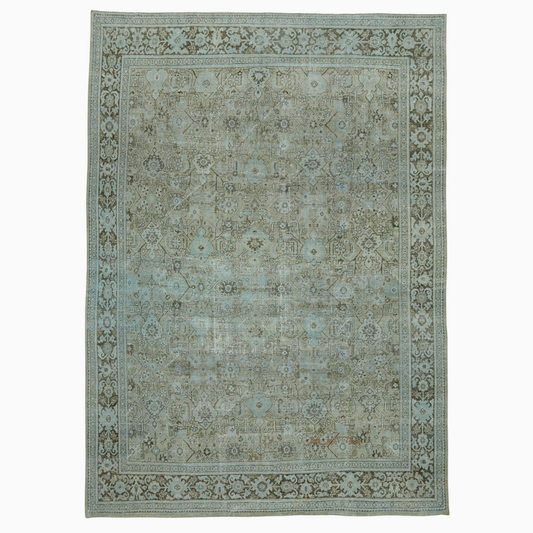 Beau Vintage Turkish Rug 13'1"x9'