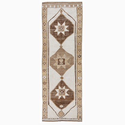 Diamond Vintage Kurdish Runner