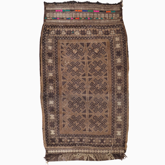Vintage Afghan Statement Rug