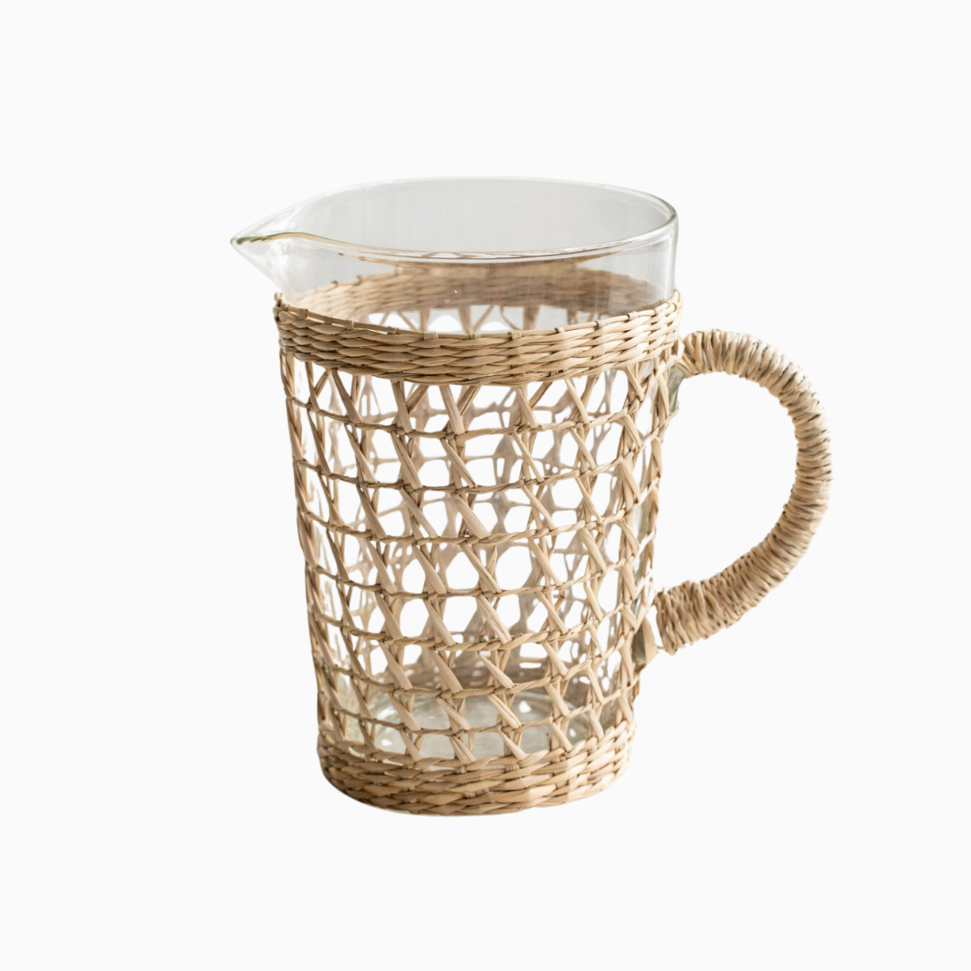 Seagrass Cage Pitcher