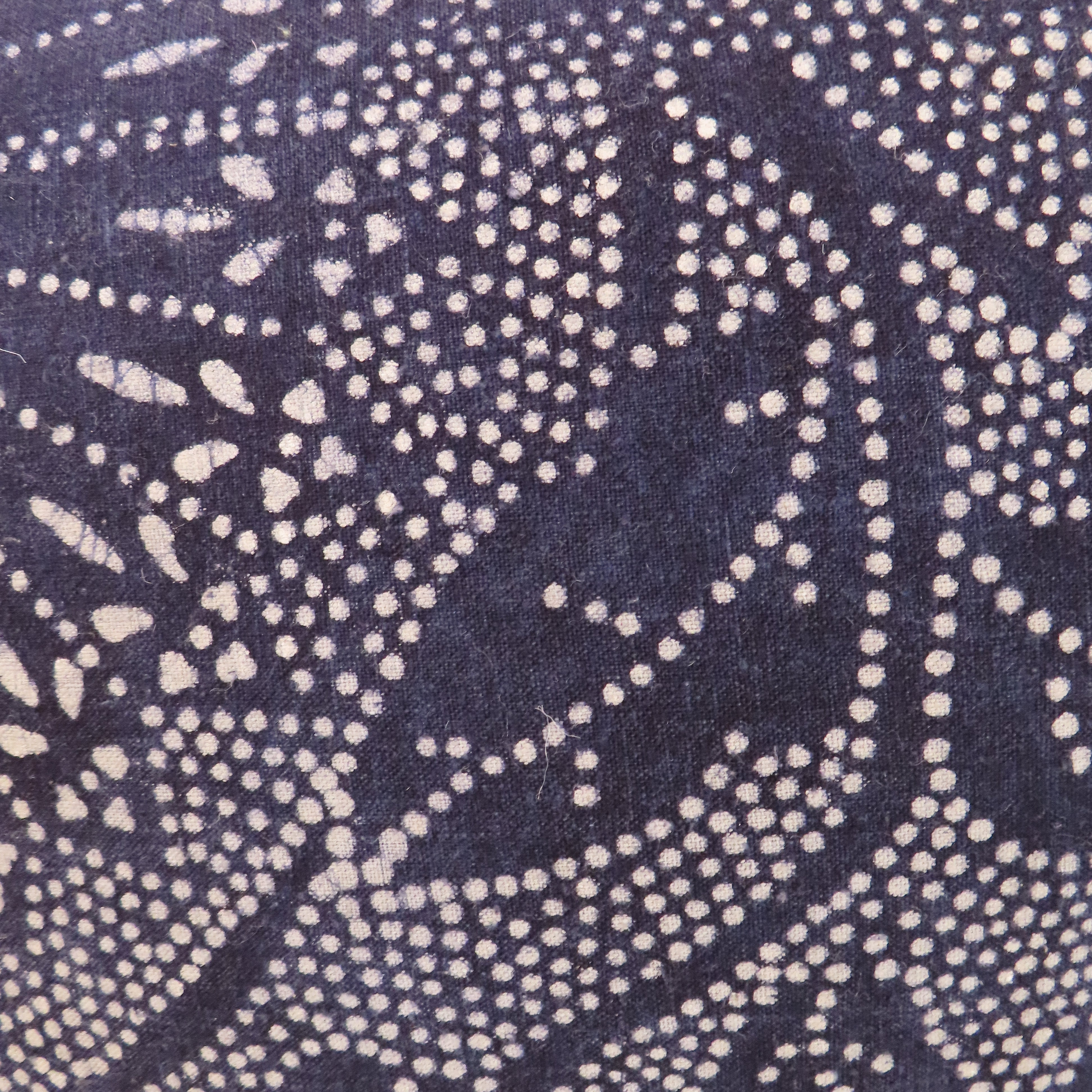 Dark Navy Patterned Pillow 23