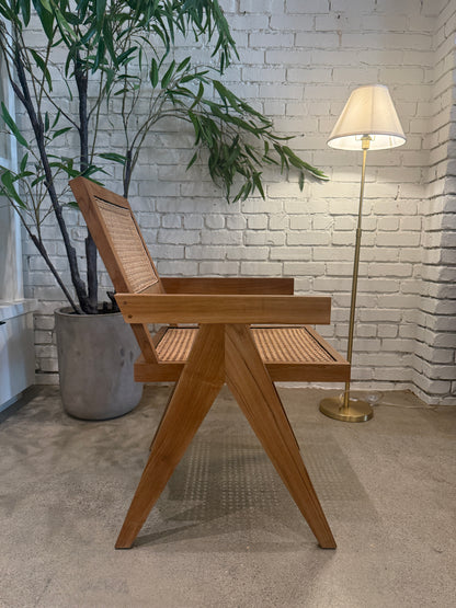 Teak Jude Chair with Caning - Set of 2 (3 Sets Available)