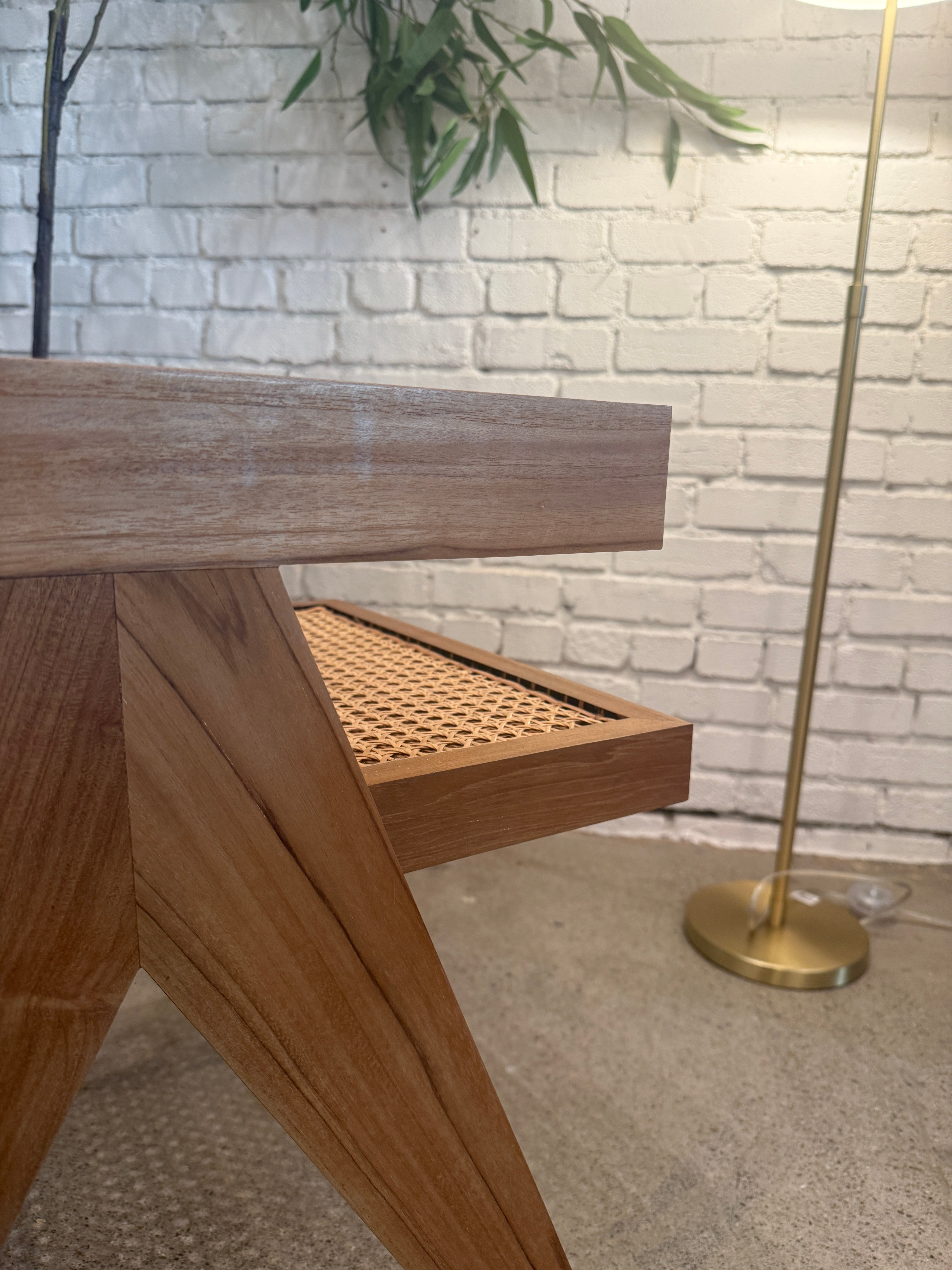 Teak Jude Chair with Caning - Set of 2 (3 Sets Available)