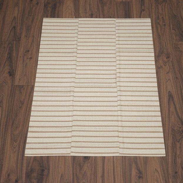Tangerine Stripe Rug 7'12" x 5'10"