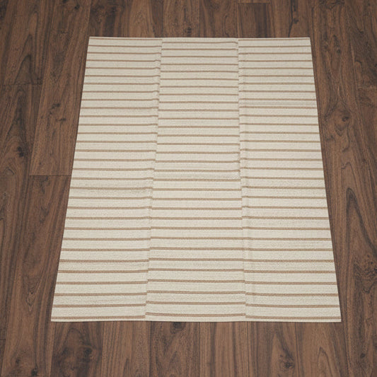 Tangerine Stripe Rug 7'12" x 5'10"