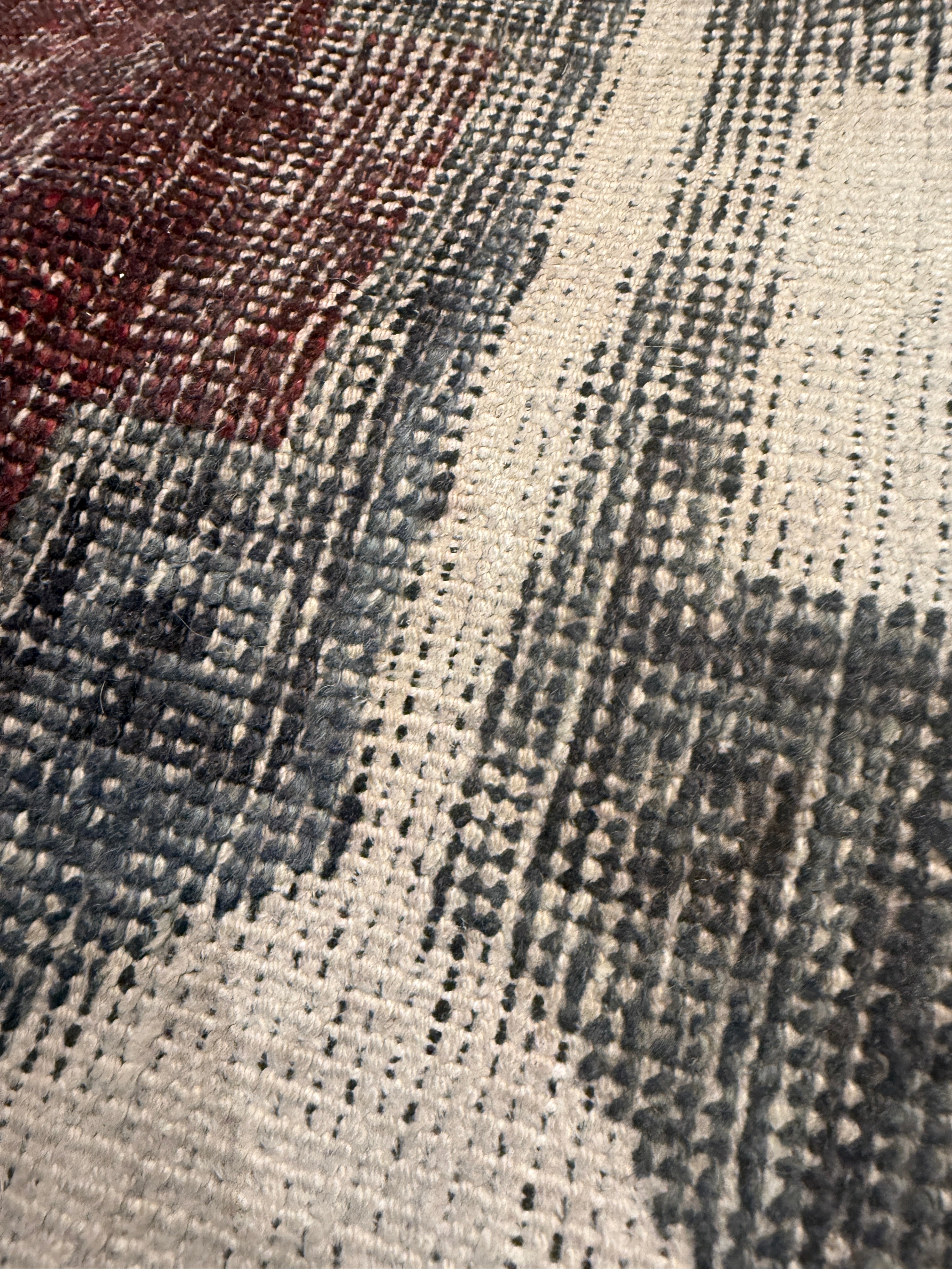 Dappled Oushak Vintage Runner