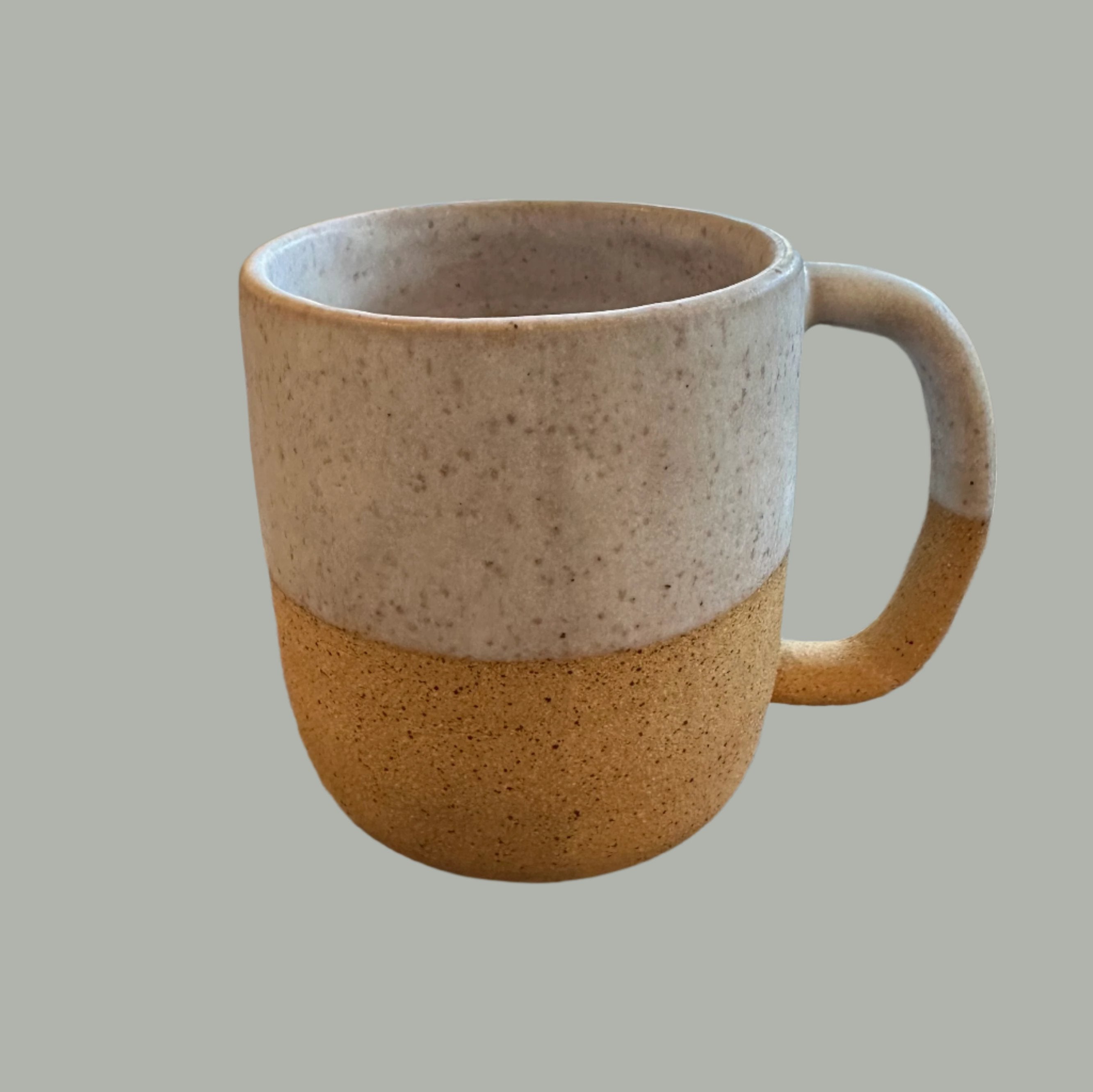 2 Toned Handmade Natural Ceramic Mug