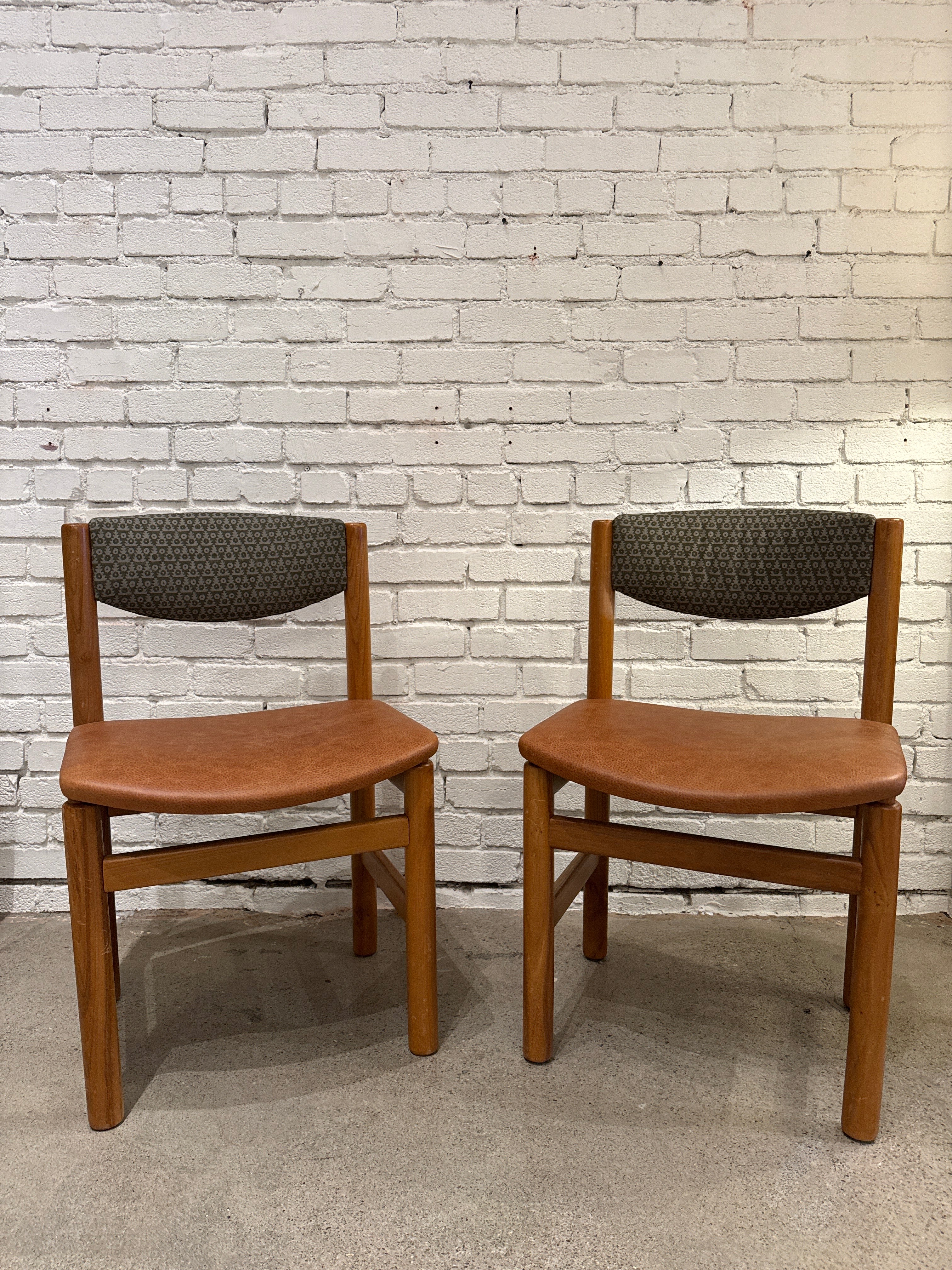 Vintage Danish Modern Dining Chair - Set of 2 (2 Sets Available)