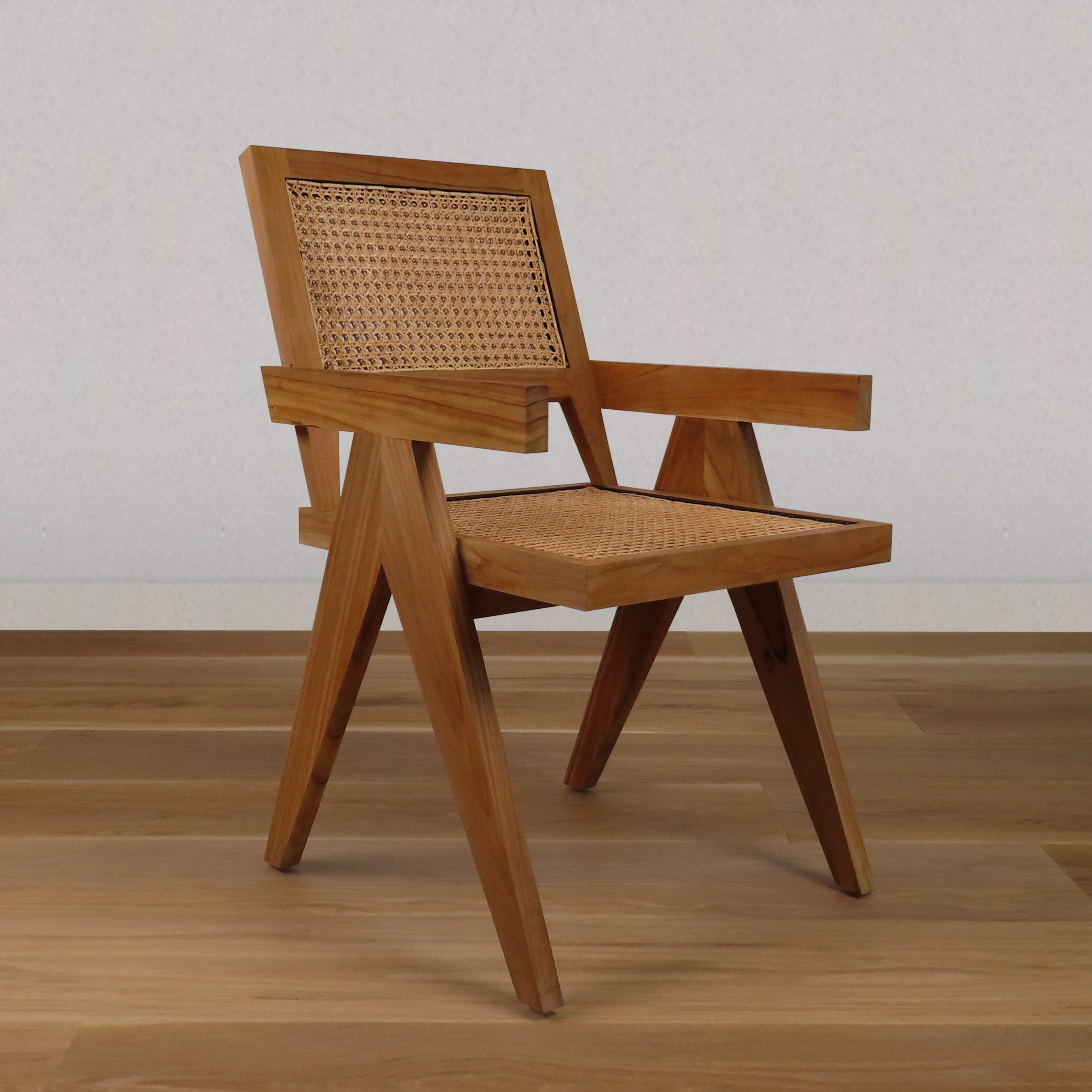 Teak Jude Chair with Caning