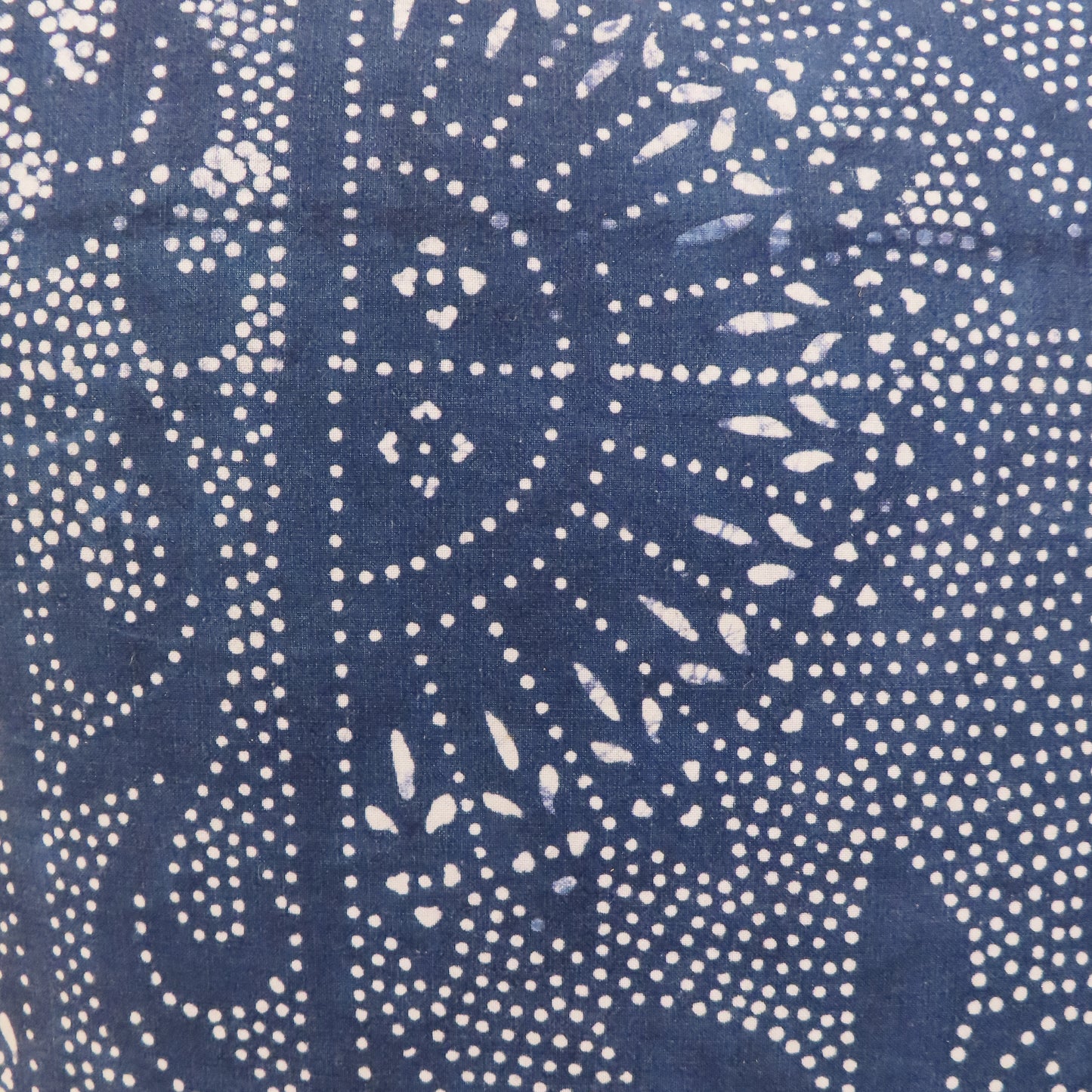 Navy Patterned Pillow