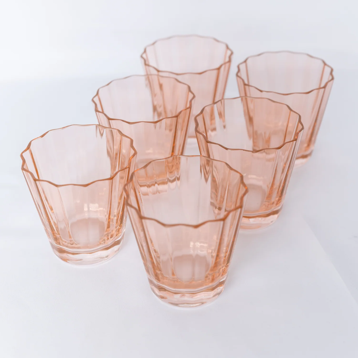 Sunday Glassware -  Blush Pink