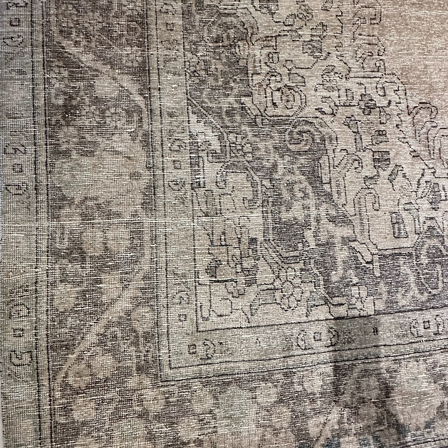 Vintage Persian Tabriz Rug 9'5" x 13'1"