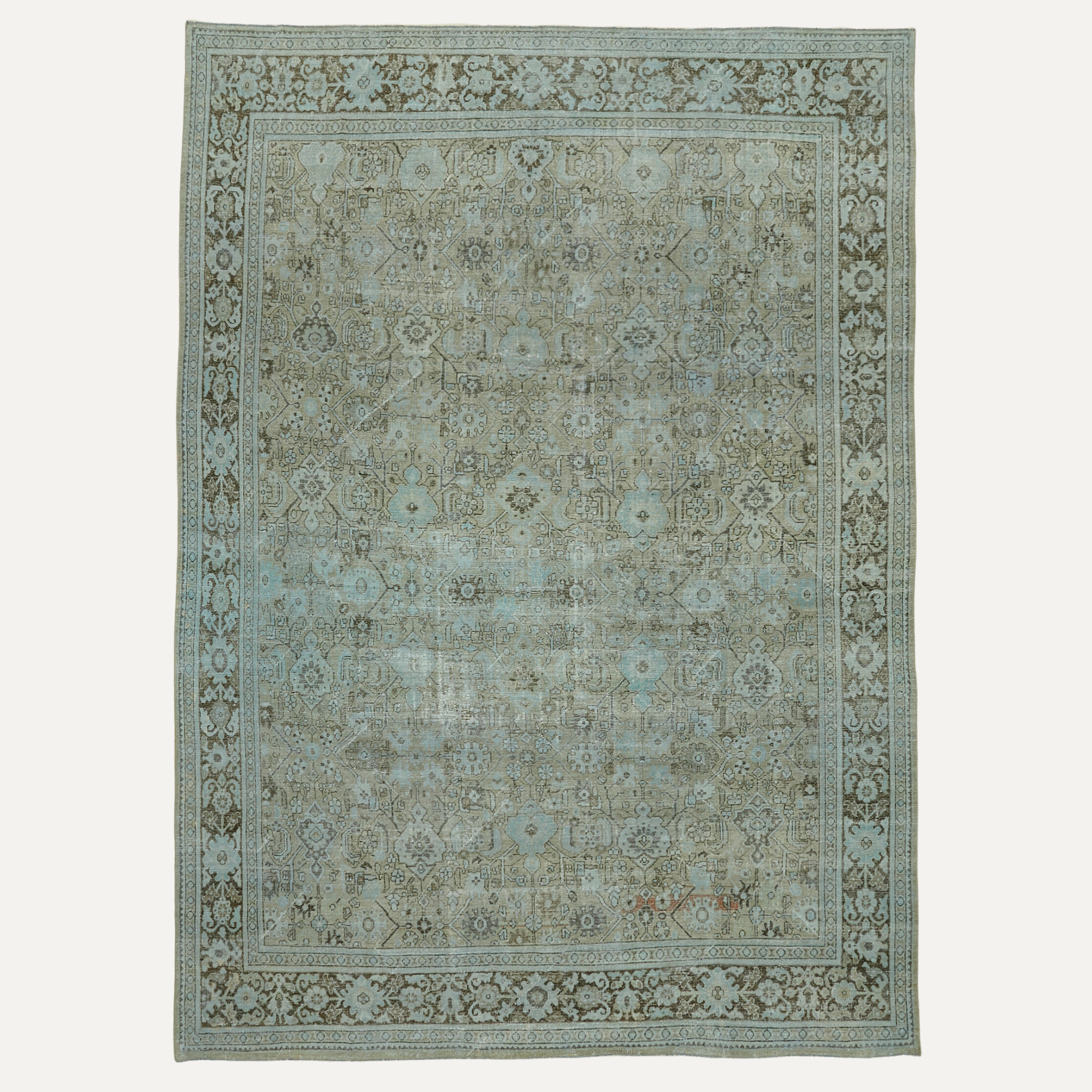 Beau Vintage Turkish Rug 13'1