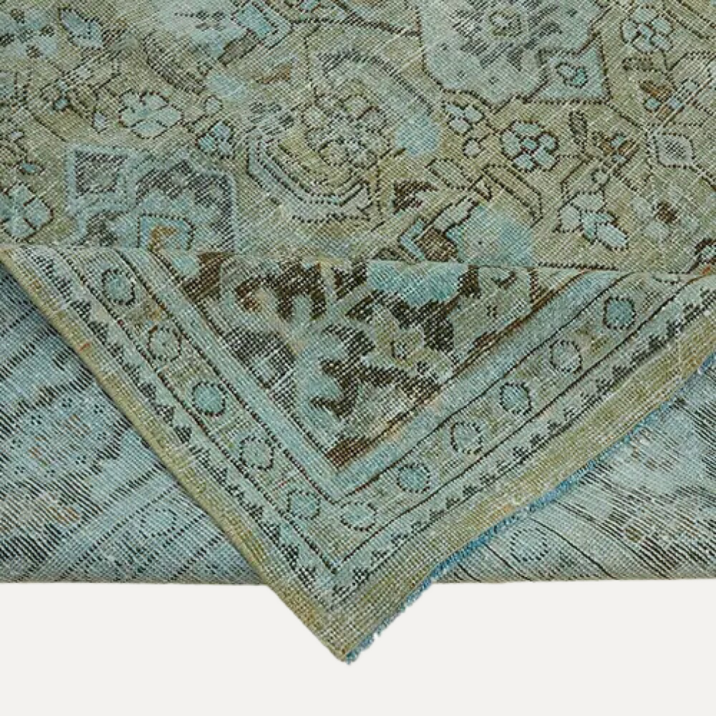 Beau Vintage Turkish Rug 13'1"x9'