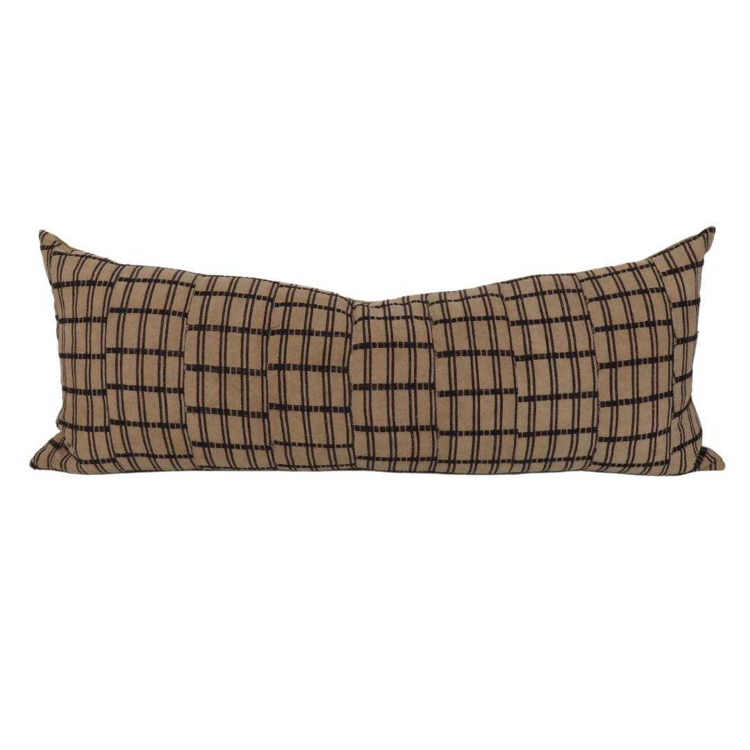 Modern Plaid Lumbar Pillow