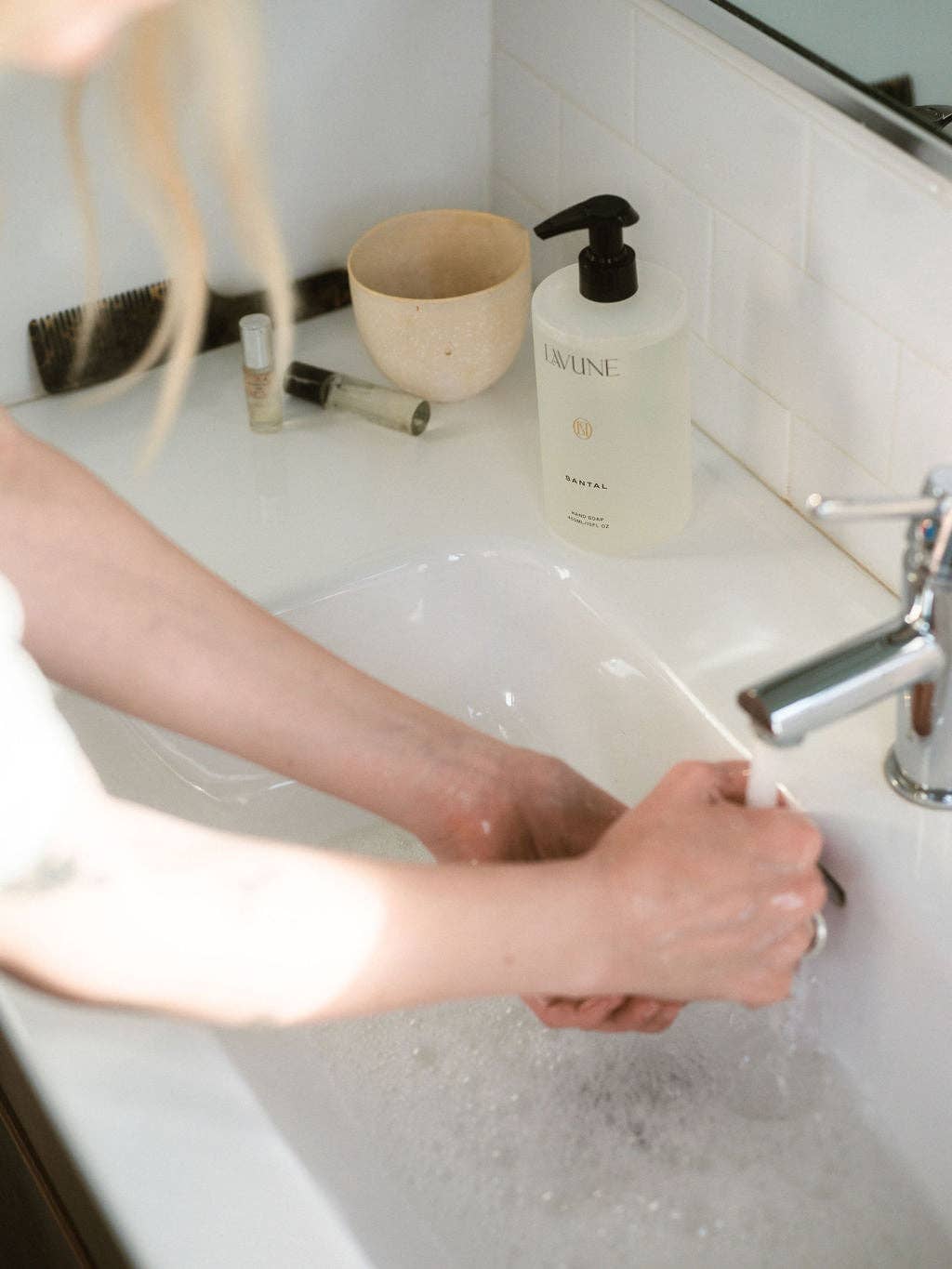 Santal Luxury Hand Soap | Sandalwood & Vetiver: BLUE / 450ML