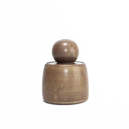 Olive Brown Stash Jars: Large