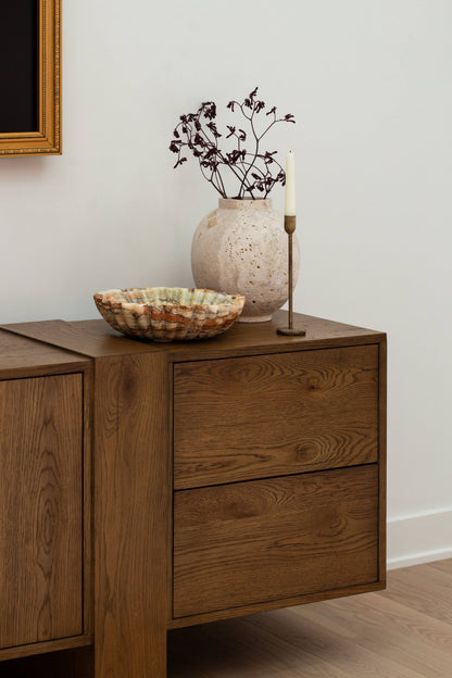 Bespoke Round Fluted Bowl - Onyx