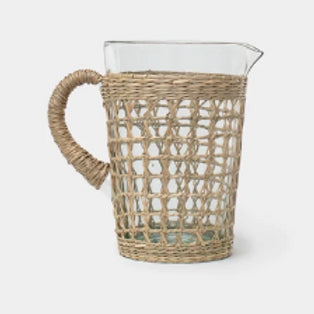 Seagrass Cage Pitcher