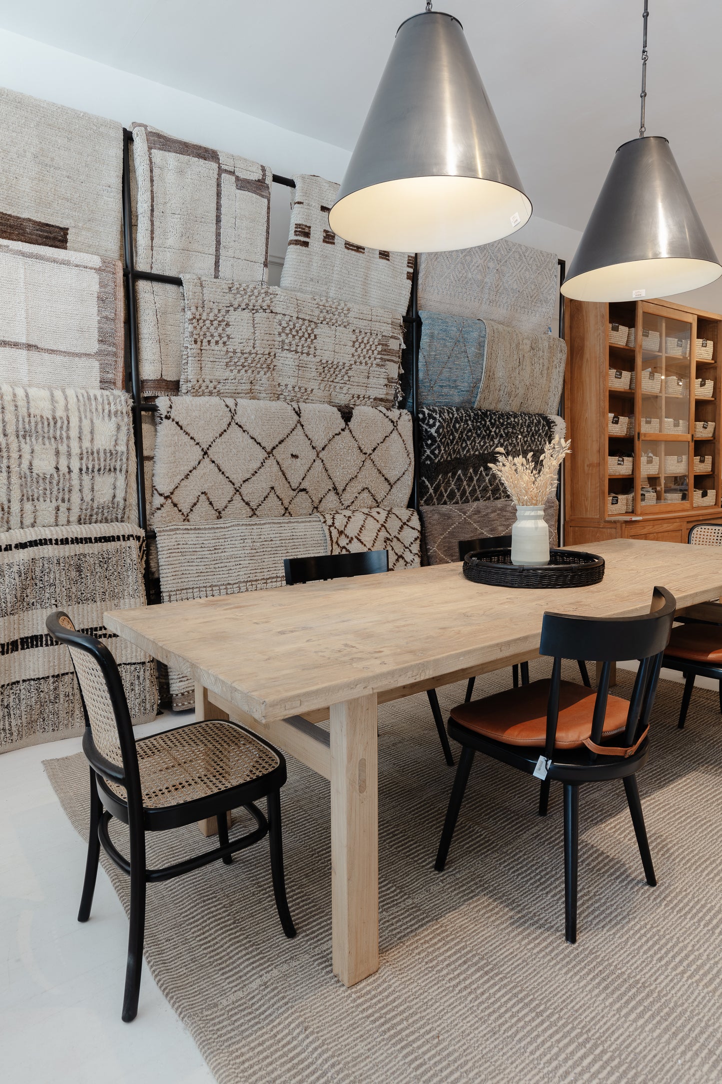 Black + Cane Dining Chair